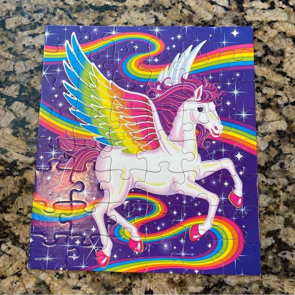 Vintage Lisa Frank Skye Puzzle w/box